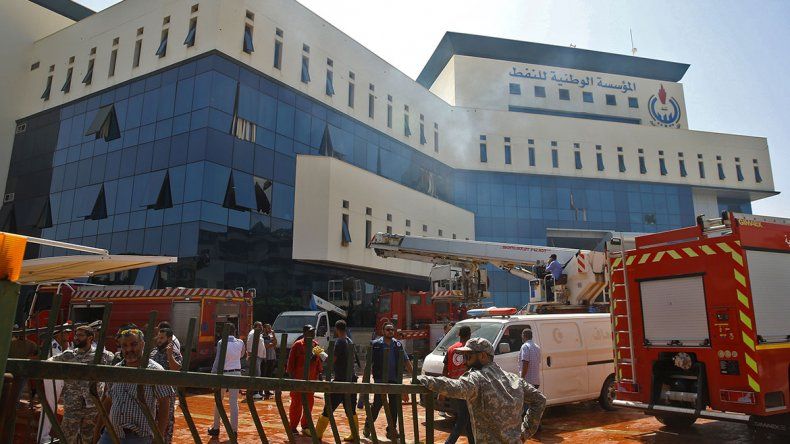 El ataque fue contra la National Oil Corporation de Libia.