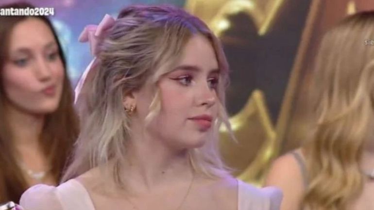 Coti Romero, visiblemente incómoda Coti Romero, visiblemente incómoda