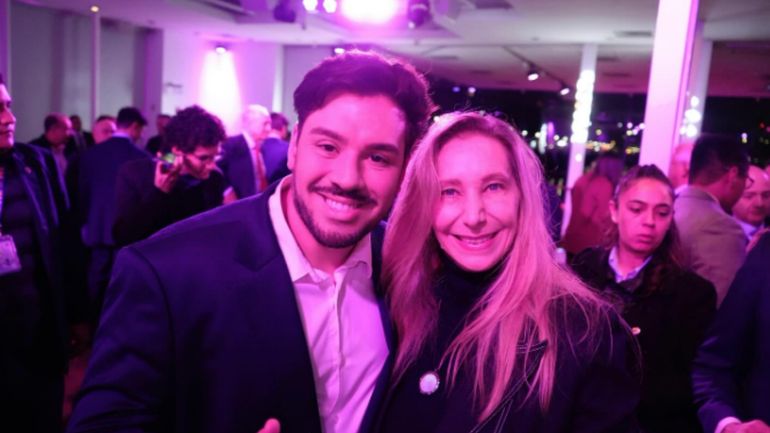 Juan Pablo Scalese junto a Karina Milei Juan Pablo Scalese junto a Karina Milei