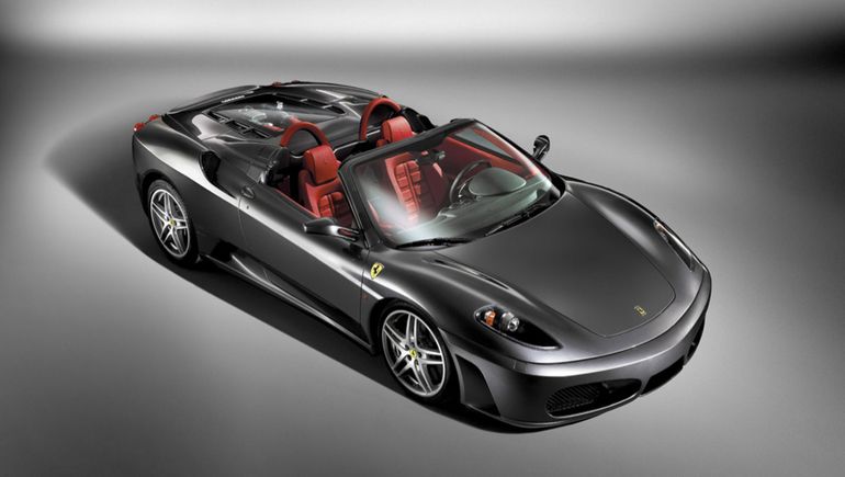Así es la Ferrari F430 Spider tal como la muestra la casa italiana en su sitio oficial. Así es la Ferrari F430 Spider tal como la muestra la casa italiana en su sitio oficial.
