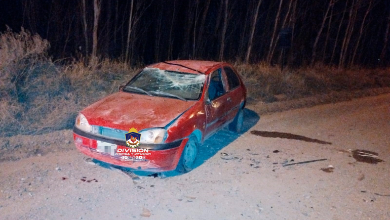 En el siniestro intervino personal policial y bomberos voluntarios de la localidad.&nbsp;