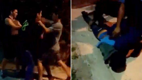 Atraparon y lincharon a un chico que robaba una moto