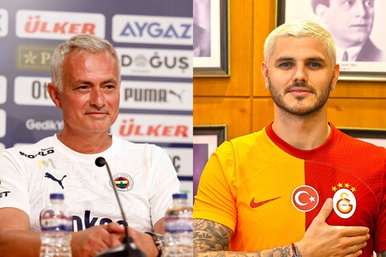 José Mourinho y Mauro Icardi se sacaron chispas.