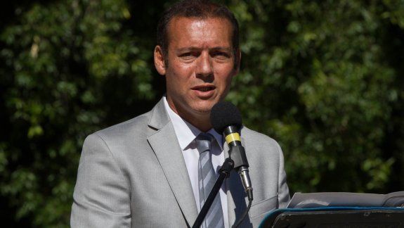El gobernador estuvo ayer por la tarde en un acto en Caviahue. Algunas horas antes había confirmado a su director para la empresa nacionalizada.