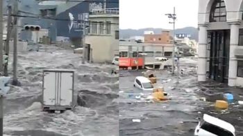 El gobierno japonés pidió a la población mantenerse a salvo y aseguró que se reunirá un comité de emergencia. El gobierno japonés pidió a la población mantenerse a salvo y aseguró que se reunirá un comité de emergencia.