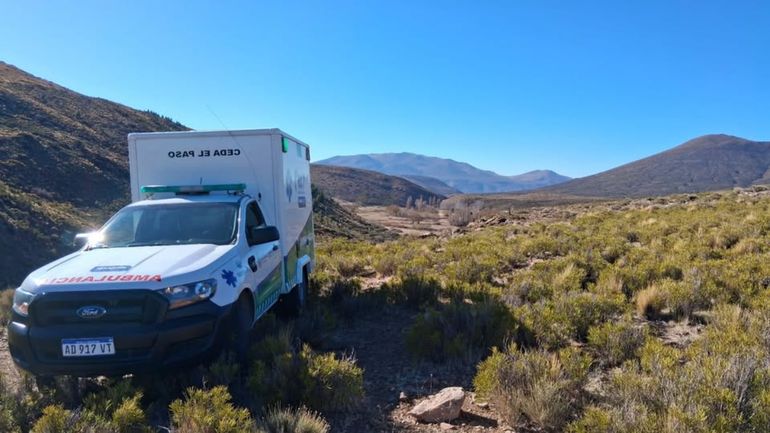 Tralaithue: criancero sufrió una fuerte caída en una barda y fue trasladado de urgencia