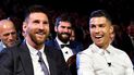 Cristiano Ronaldo y Lionel Messi lideran el ranking.