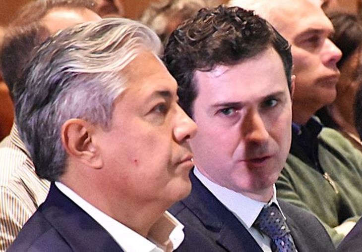 Diego García Rambeaud junto al gobernador Figueroa. Diego García Rambeaud junto al gobernador Figueroa.