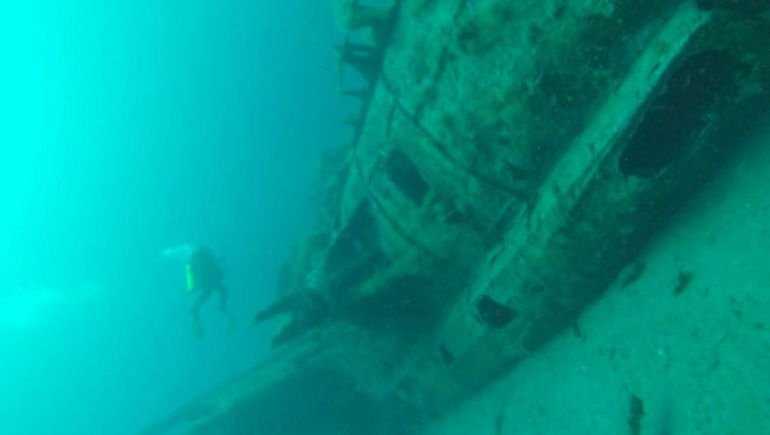 Enterrado bajo el mar durante décadas