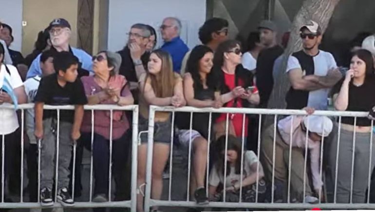 Parte del desfile de Centenario. (Captura de Video) Parte del desfile de Centenario. (Captura de Video)