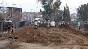 Cómo se aceleró el viaducto de la Gran Avenida de Neuquén con la incorporación de la nueva pilotera.