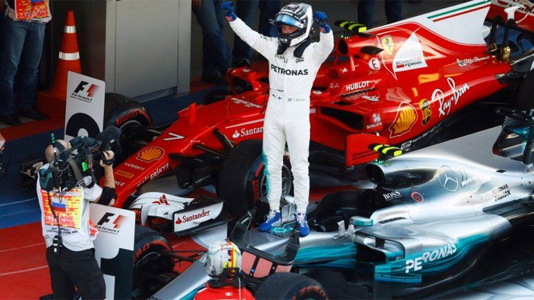 Bottas logró su primer triunfo en la Fórmula Uno