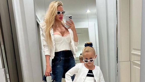 Las fotos de la mujer que llevó en la panza a Matilda Salazar