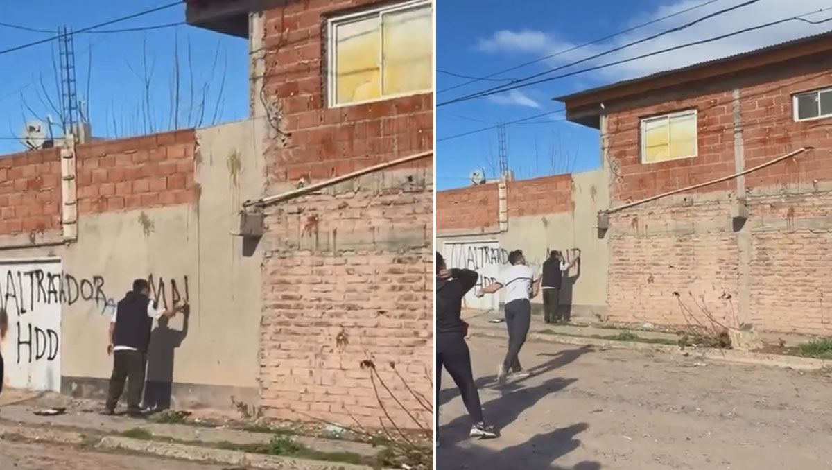 Tensión en barrio 7 de Mayo: escrache en la casa del imputado por pegarle a un perro con un hierro