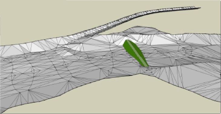 Aguas abajo de la bocatoma de Chimpay, se construirá un dique debajo del nivel del río, con bloque de hormigón de 95 centrímetros de lado y 2.000 kilos de peso cada uno. Aguas abajo de la bocatoma de Chimpay, se construirá un dique debajo del nivel del río, con bloque de hormigón de 95 centrímetros de lado y 2.000 kilos de peso cada uno.