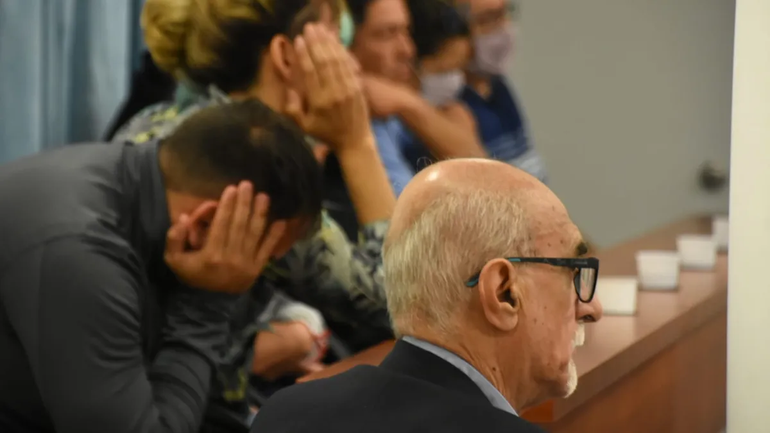 Los imputados por la causa de los planes sociales y el ex funcionario Ricardo Soiza. Los imputados por la causa de los planes sociales y el ex funcionario Ricardo Soiza.