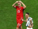 El Dibu Martínez y Ángel Di María