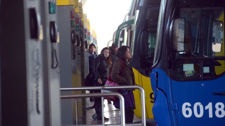 La medida de fuerza de la UTA afectó algunos servicios.