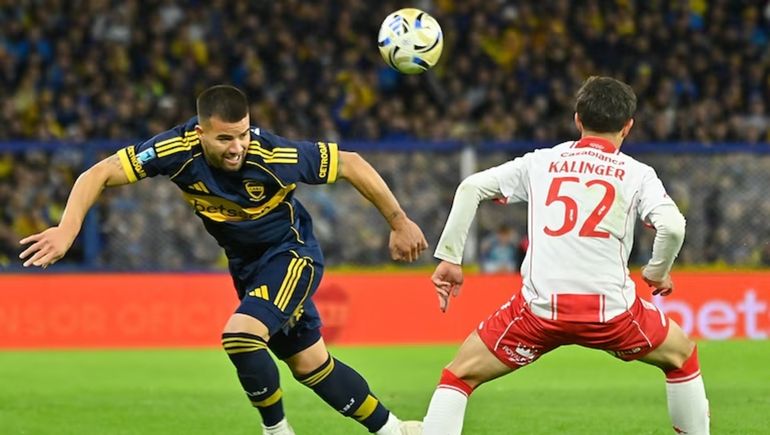 Boca le empató a Huracán, pero el gol fue anulado por posición adelantada