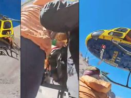 El hombre sufrió dos convulsiones en 15 minutos en el Aconcagua. El hombre sufrió dos convulsiones en 15 minutos en el Aconcagua.