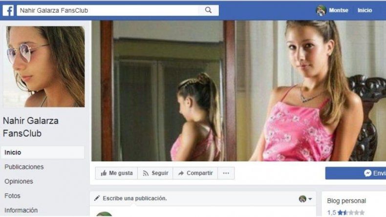Insólito club de fans en Facebook apoya a Nahir