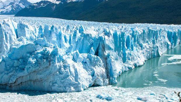 El glaciar Perito Moreno, una de las reservas de agua más grandes.