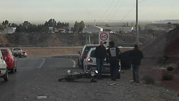 Un choque en cadena complicó el tránsito en Cañadón de las Cabras complicó el tránsito en Ruta 7