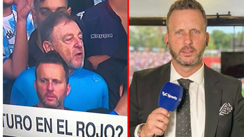 al relator de tyc lo descubren alentando en la cancha y hay lio al relator de tyc lo descubren alentando en la cancha y hay lio