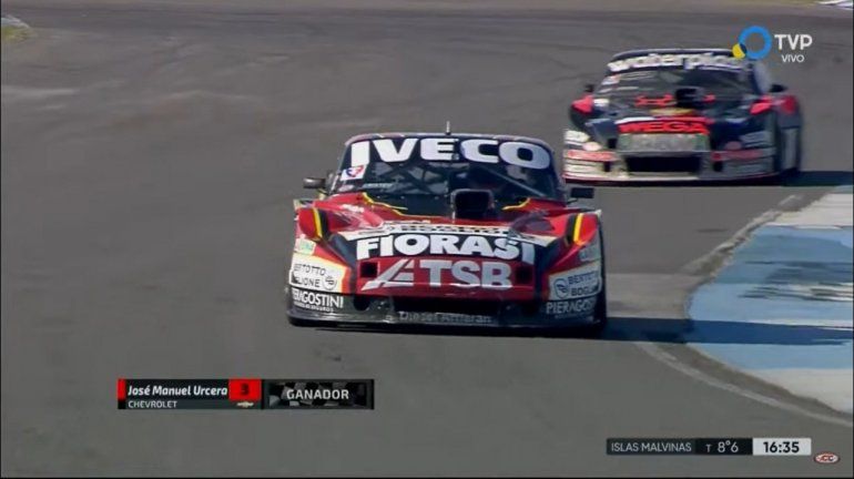 TC: De punta a punta, Urcera ganó en Rafaela y todavía sueña con el título