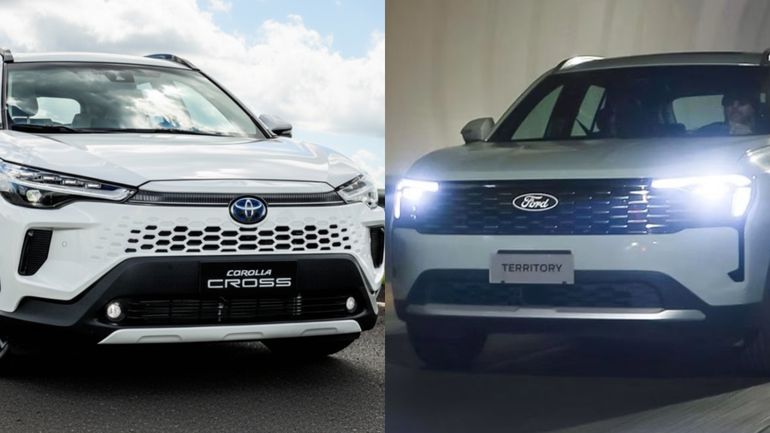 Toyota Corolla Cross vs Ford Territory: cuál de estos dos SUV conviene comprar.