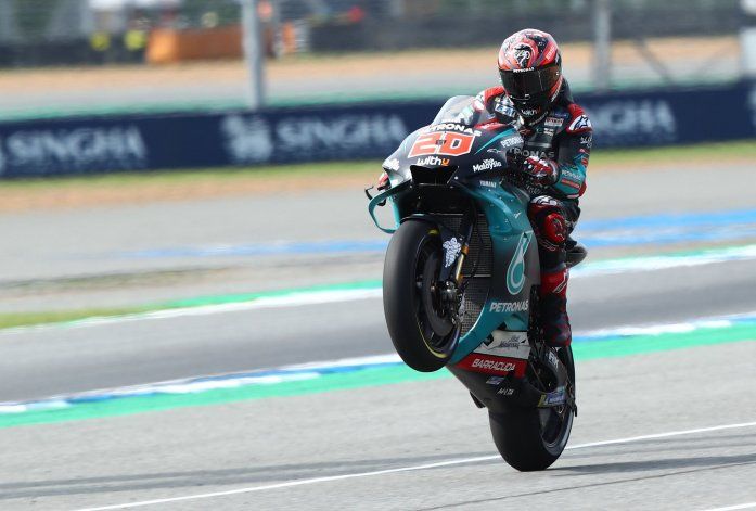 Quartararo se llevó el viernes y Márquez sufrió una fuerte caída