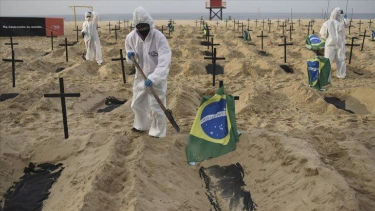 Covid-19: Brasil cierra abril con escalofriantes números de muertos