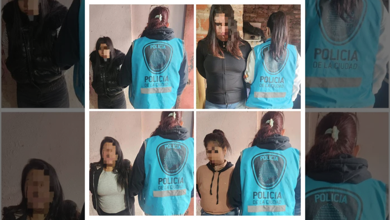 Detienen a cuatro hermanas acusadas de robos bajo la modalidad viuda negra