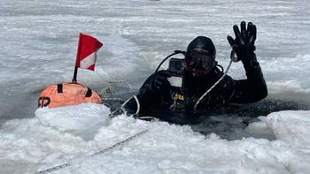 buceo bajo hielo, la novedosa actividad para hacer en caviahue buceo bajo hielo, la novedosa actividad para hacer en caviahue