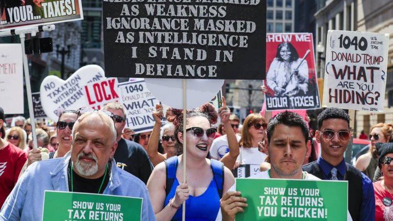 Hubo protestas en varios puntos de los Estados Unidos.