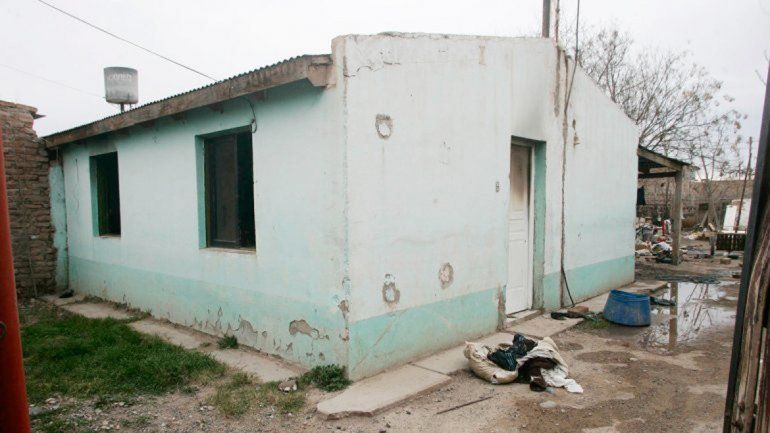 La casa donde murió quemada la ex.