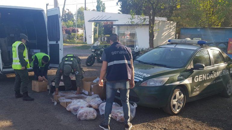 Decomisaron carne y fiambres sobre la Ruta 151