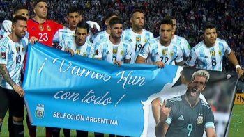 el emotivo mensaje de los jugadores de la seleccion para el kun agüero el emotivo mensaje de los jugadores de la seleccion para el kun agüero