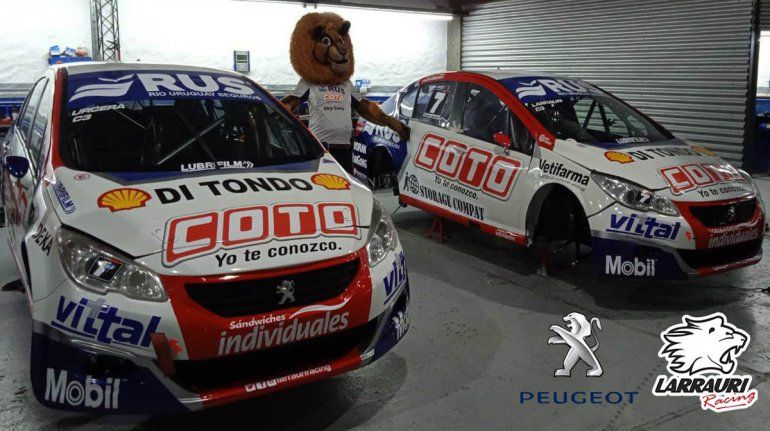 Los 408 flamantes del Larrauri Racing para el Turismo Nacional.
