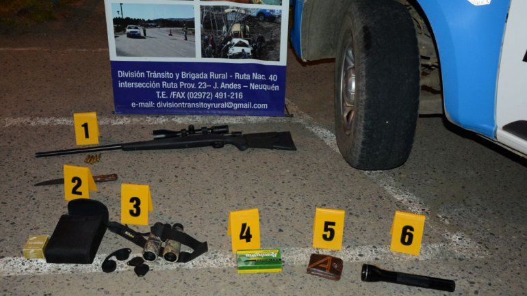 Detuvieron a un hombre por caza ilegal en Junín y otros dos se fugaron