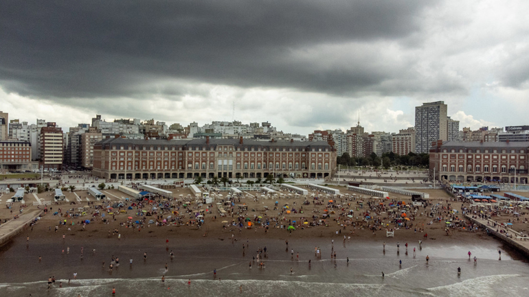 En Mar del Plata se anticiparon las tormentas / Foto Gentileza