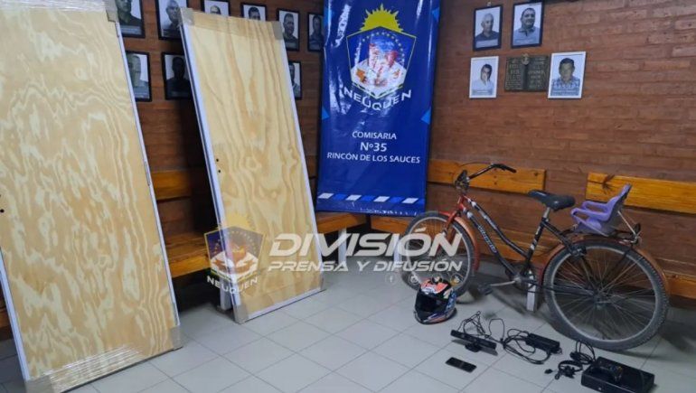 Una vecina permitió a la Policía frustrar un robo hormiga en una obra