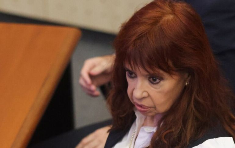 Cristina Kirchner declaró este martes en Comodoro Py. Foto: REUTERS/Tomas Cuesta.