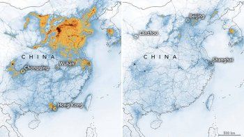 efecto coronavirus: la contaminacion del aire se redujo en europa y china