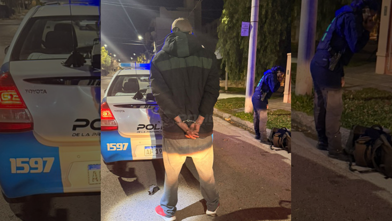 El ladrón fue atrapado después de haber entrado a varios domicilios.