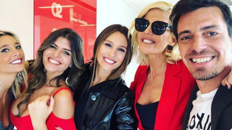 Pampita grabó la promoción de su envío hace unos días.
