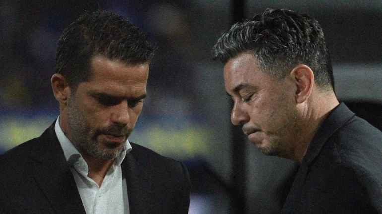 Fernando Gago y Marcelo Gallardo Fernando Gago y Marcelo Gallardo