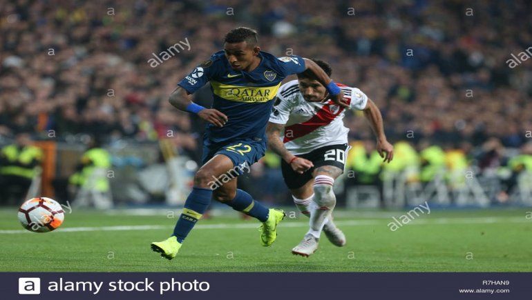 Sebastián Villa hizo un gran partido en el partido Boca-River.