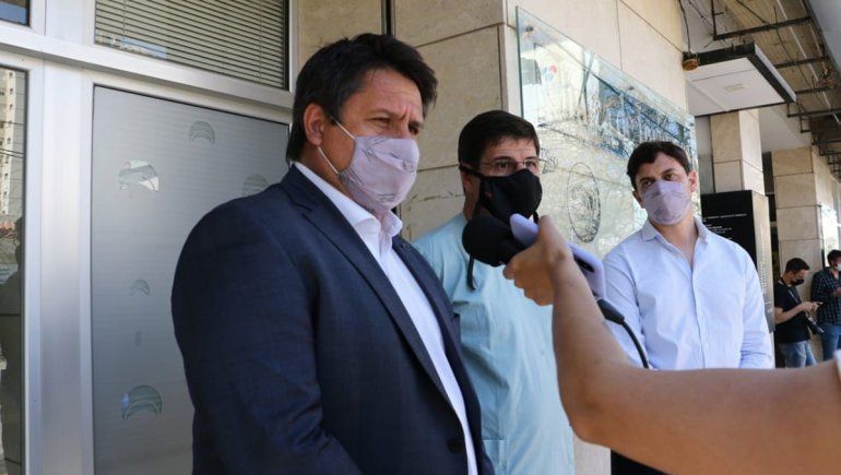 Gaido reconoció el aporte de la Clínica de Imágenes durante la pandemia