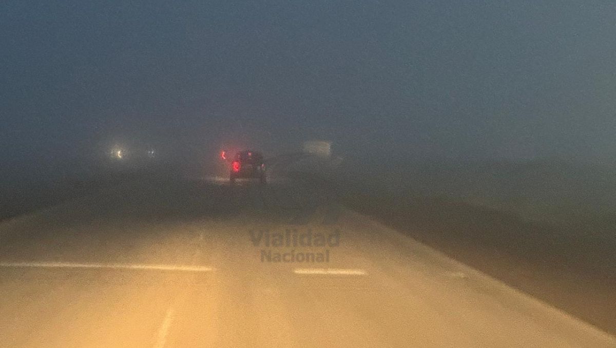 La neblina cubrió Neuquén y redujo la visibilidad.